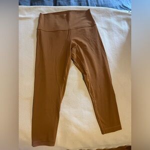 Lululemon - Align High-Rise Crop 21” - Copper Brown - Size 10